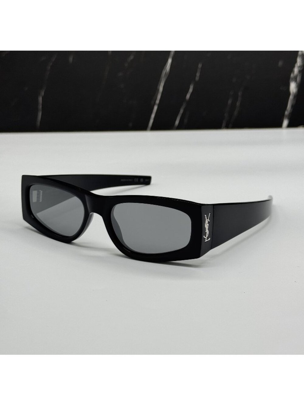 Saint Laurent SL M140 002 Black Silver Women Sunglasses